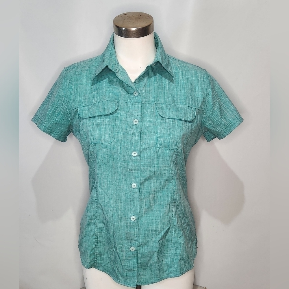 Magellan mag wick fish gear button down shirt size M